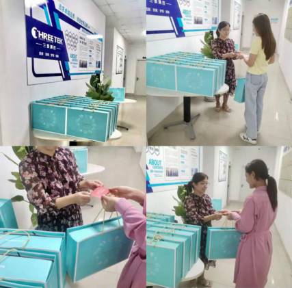 三泰測控中秋禮品領取現場